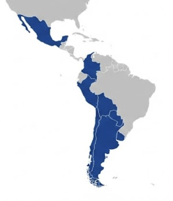 Mapa de Latinoamérica