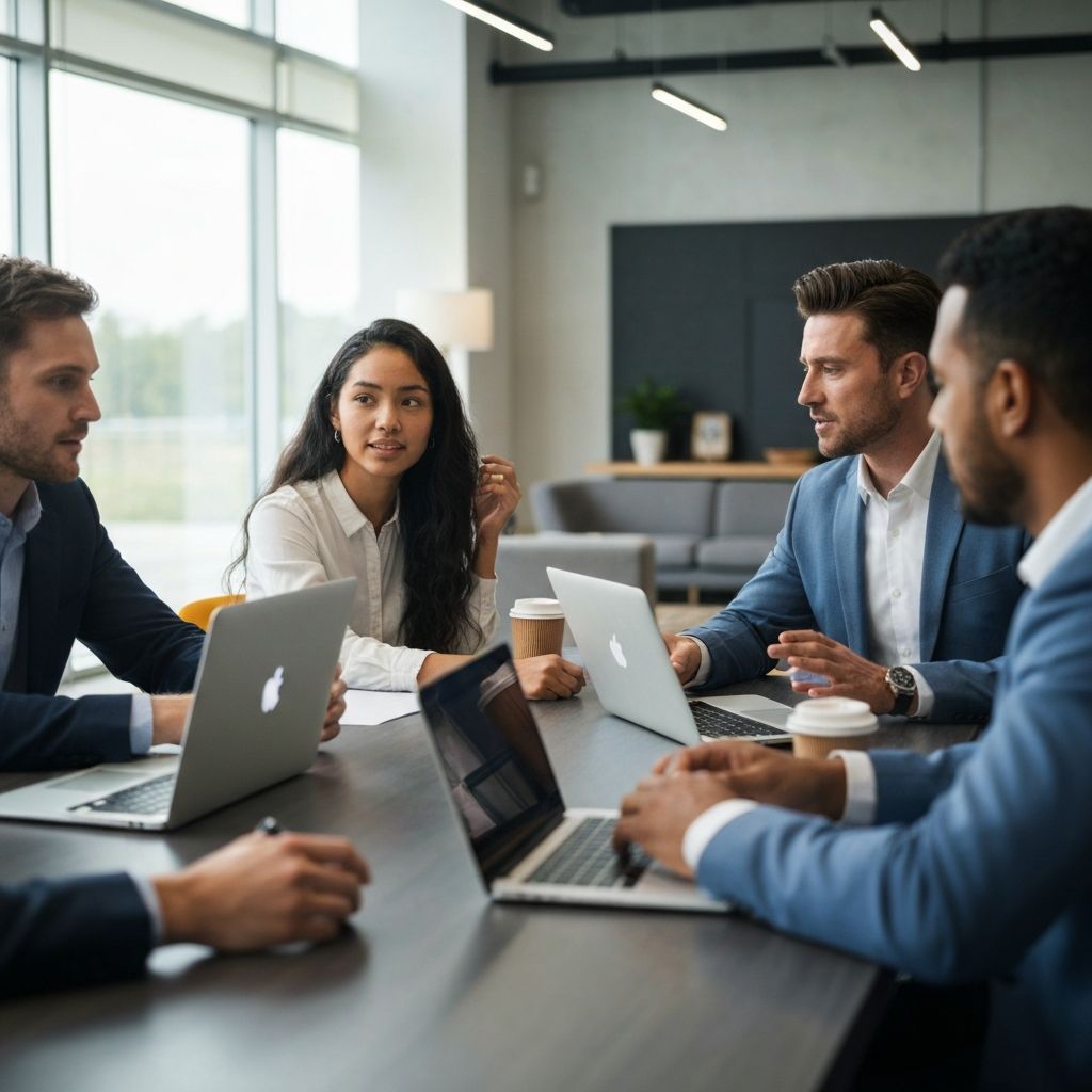 Equipo BPMZ trabajando en colaboración